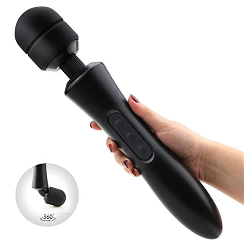 Huge Magic Wand Vibrator For Women Stimulator Clitoris G Spot Massager USB Charging Masturbation Sex Toys For Adults 18