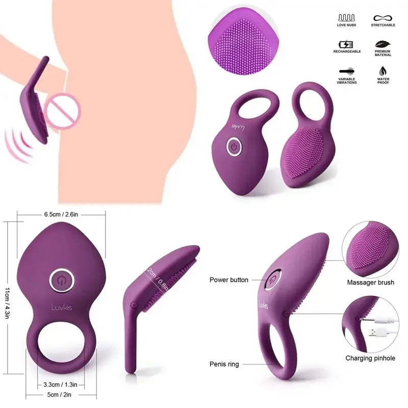 Vaginette Vibrator Wand For Women Breast First Toy Chest Lick Simple Masturbating Masturbating Sexy Woman Cosplay Men