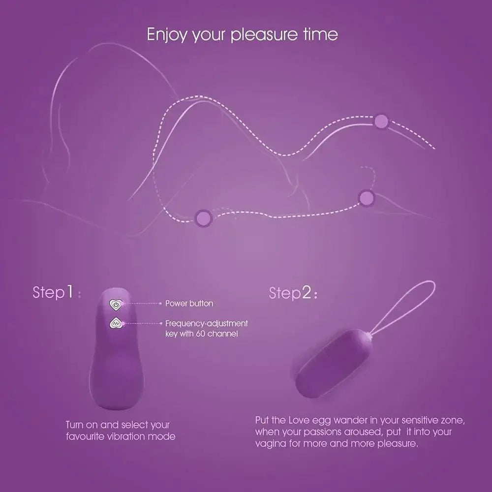 Powerful Bullet Vibrator Wireless Remote Control Vibrating Eggs G Spot Clitoris Stimulator Sex Toys for Woman Massage Ball