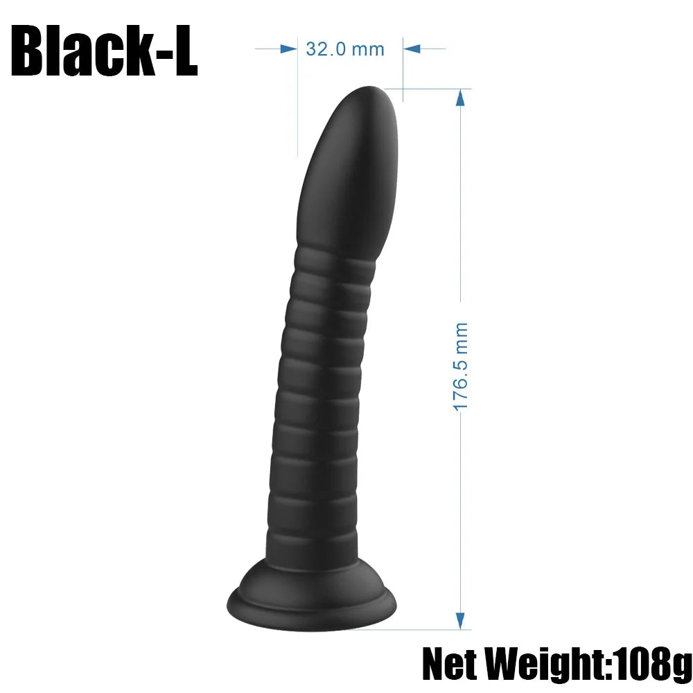 3 Sizes Jelly Dildo Realistic Penis Suction Cup Dildo Big Dick Female Masturbator Clitoral Stimulator Lesbian Sex Toys For Women