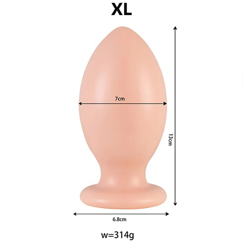 7 Size Buttplugs Anal Beads Balls Cunt Plug Dilatador Anal Plug Sex Toys Small And Big 9.5cm Huge Anal Plug Toys For Women Men