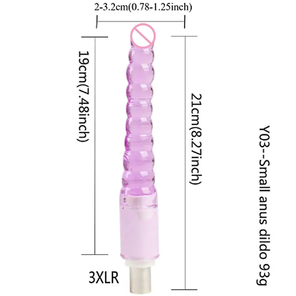 DTSUDU Entry-Level Sex Machine A2/F2/F3 Accessories 3XLR Accessories Dildos Suction Cup Sex Products For Women And Men Accessori