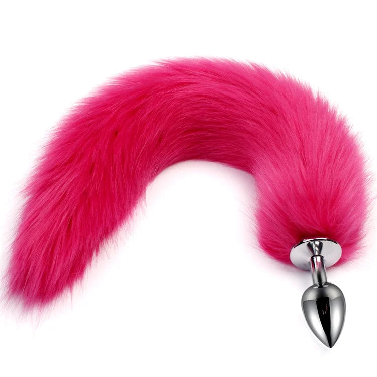 5 Sizes Metal Butt Plug Fetish Fox Tail Intimate Toys Bdsm Anal Extender Dilator Sex Shop Products Erotic Games Goods For Adults