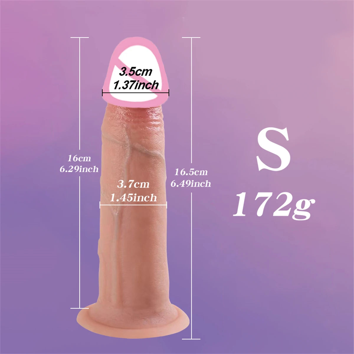 Soft Silicone Realistic Dildo with Powerful Suction Cup Female Masturbator Sexy Adult Toy Vagina G Spot Clitoral Anal Stimulator