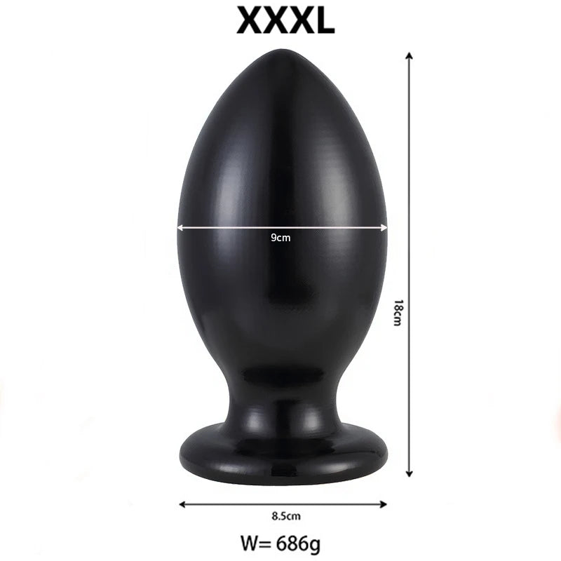 7 Size Buttplugs Anal Beads Balls Cunt Plug Dilatador Anal Plug Sex Toys Small And Big 9.5cm Huge Anal Plug Toys For Women Men