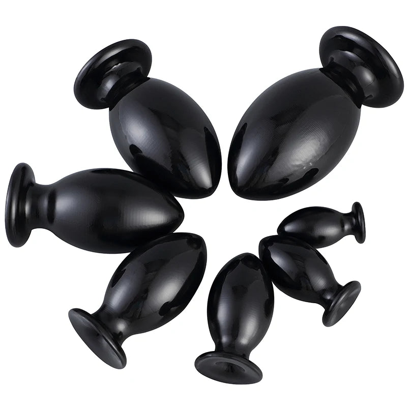 7 Size Buttplugs Anal Beads Balls Cunt Plug Dilatador Anal Plug Sex Toys Small And Big 9.5cm Huge Anal Plug Toys For Women Men