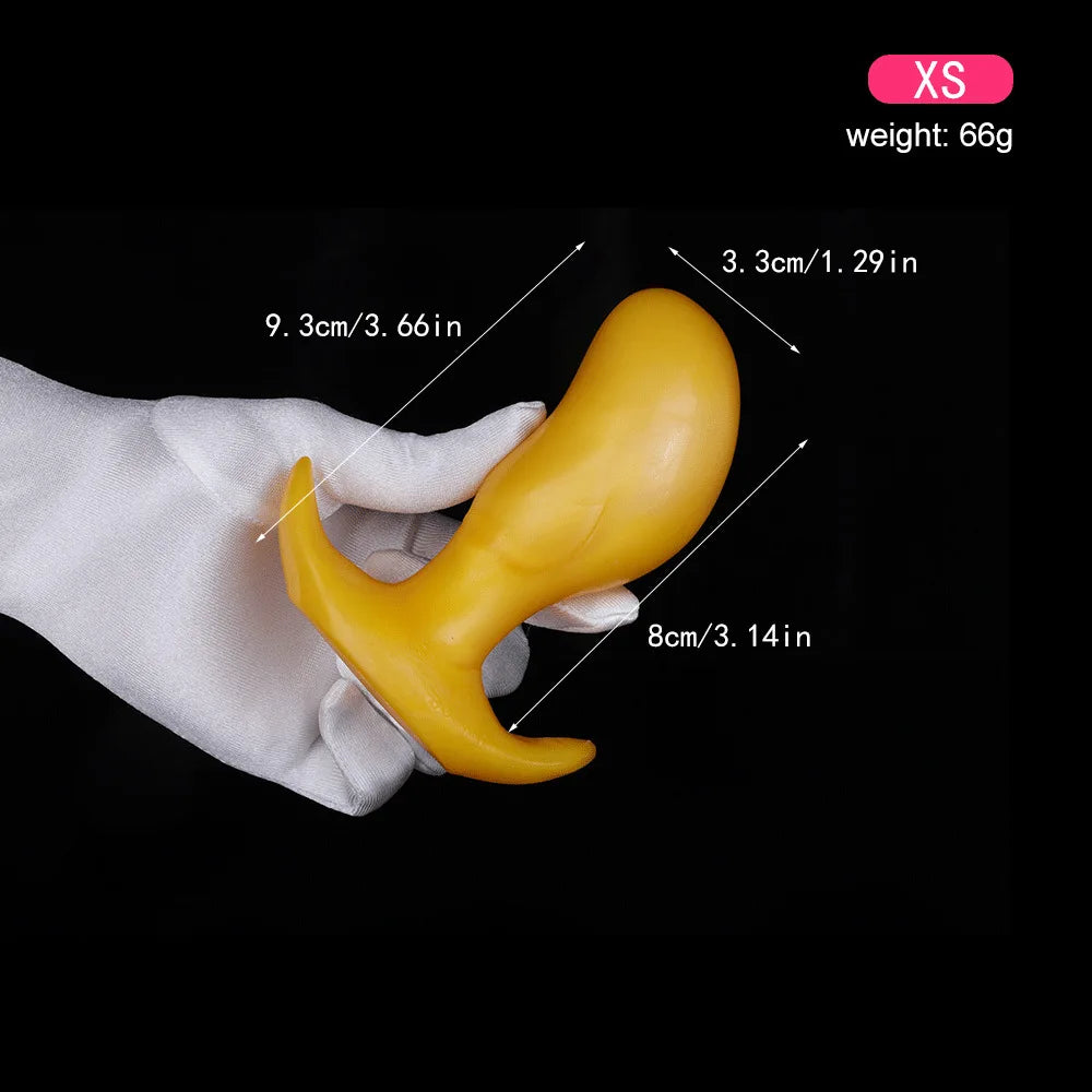 Mango Anal Plug Soft Silicone Material Anus Stimulation Expansion Trainer 18+Massage Masturbation Supplies Sex Toy For Women/Men