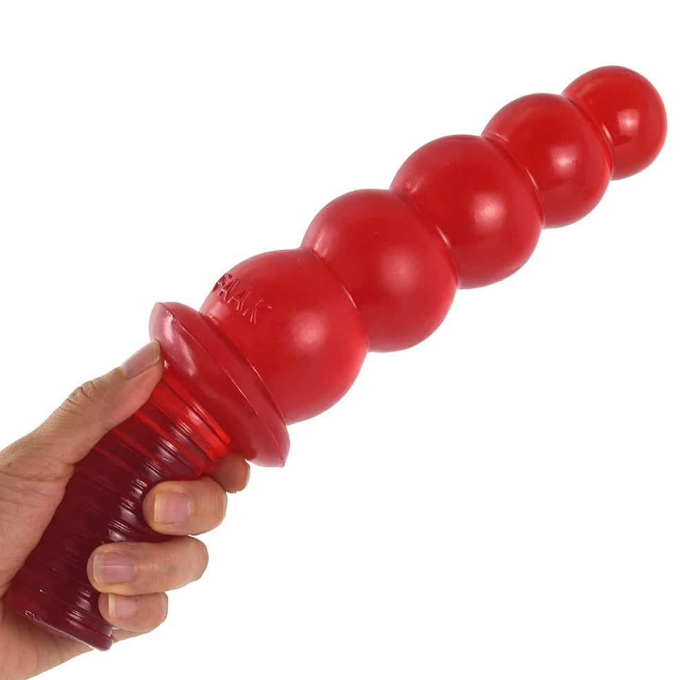 FAAK Large Anal Beads Butt Plug Black Dildo With Suction Cup Vibrators Sex Toys For Women Men Discreet Package 3 Days Delivery