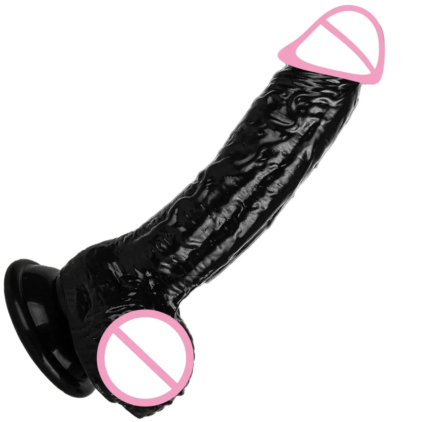 7 Inch Black Dildo Realistic Dildos for Women Small Penis With Suction Cup Cock for Vaginal G-spot Anal Dildo Sex Toys for Women