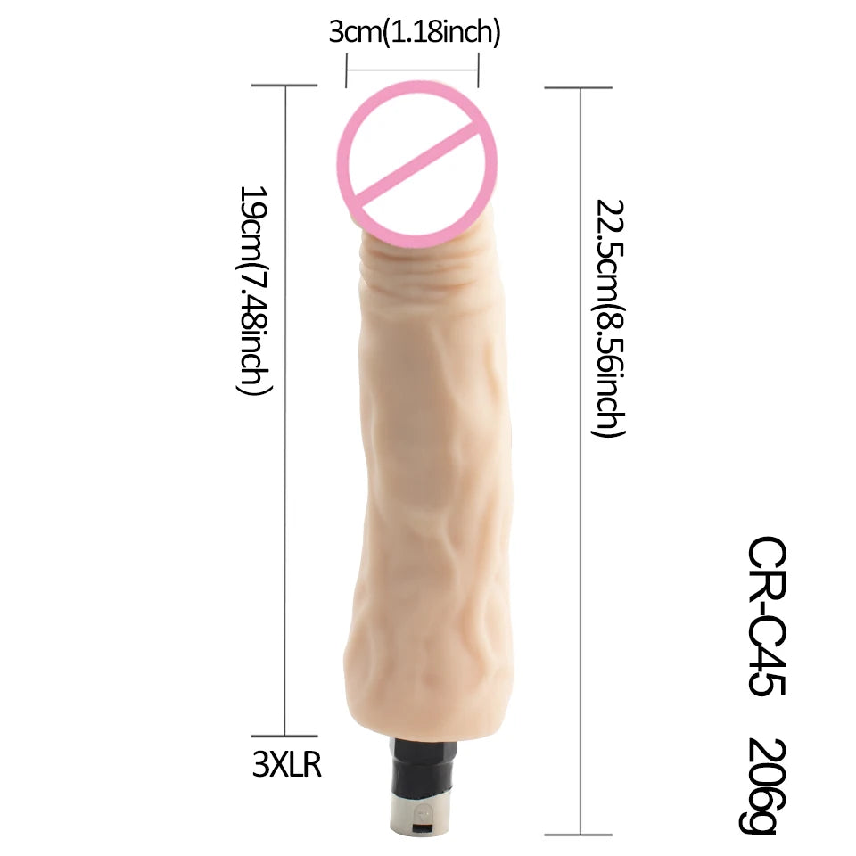 DTSUDU Entry-Level Sex Machine A2/F2/F3 Accessories 3XLR Accessories Dildos Suction Cup Sex Products For Women And Men Accessori