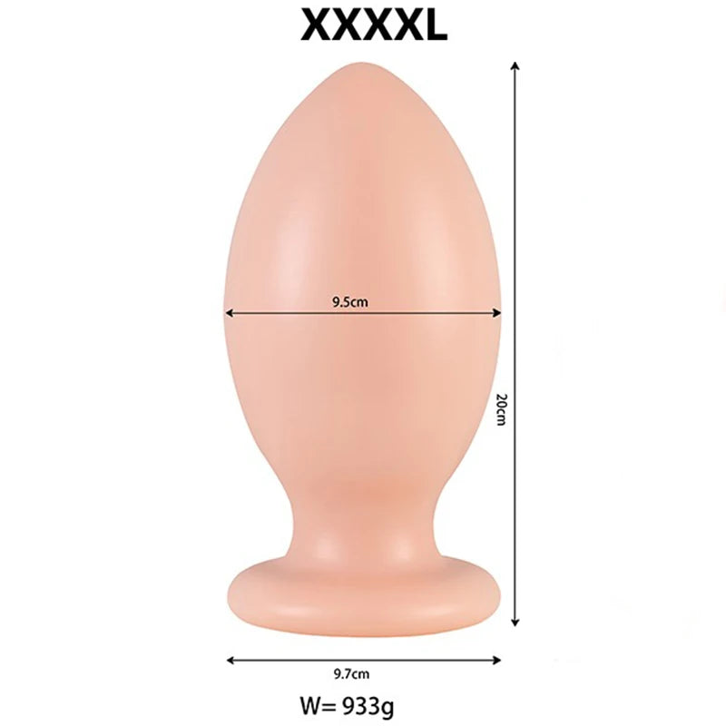 7 Size Buttplugs Anal Beads Balls Cunt Plug Dilatador Anal Plug Sex Toys Small And Big 9.5cm Huge Anal Plug Toys For Women Men