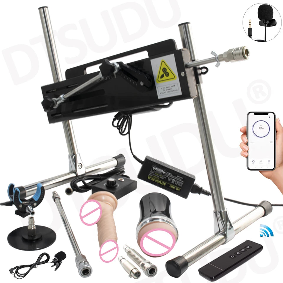 Automatic dildo machine 3-15cm super silent masturbation dildo sex machine adult couple sex toy female male sex toy