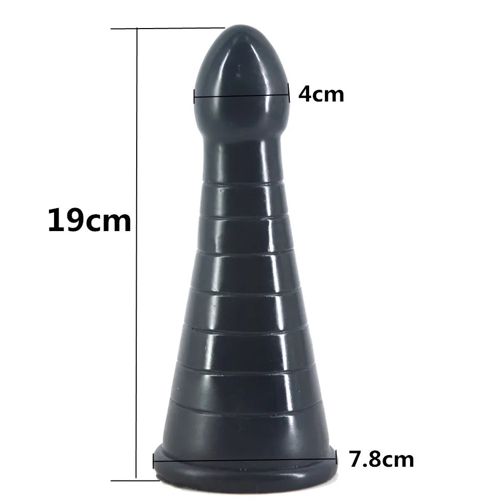 FAAK Large Anal Beads Butt Plug Black Dildo With Suction Cup Vibrators Sex Toys For Women Men Discreet Package 3 Days Delivery