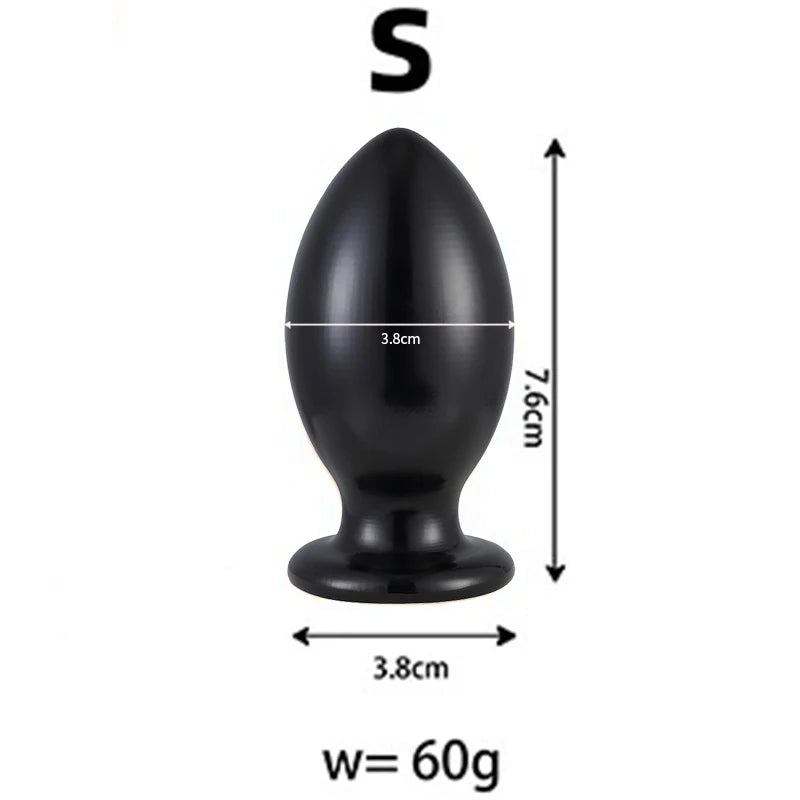 7 Size Buttplugs Anal Beads Balls Cunt Plug Dilatador Anal Plug Sex Toys Small And Big 9.5cm Huge Anal Plug Toys For Women Men