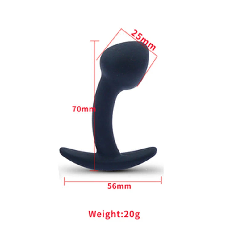 Prostate Massage Penis Fake Insert G Spot Unisex Toy for Man Women Silicone Anal Butt Plug Wearable Stimulation Ball Dildo 18+