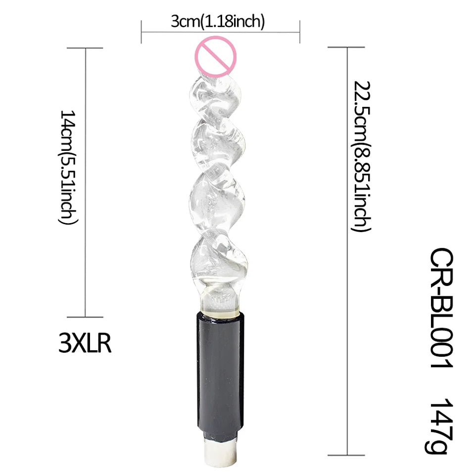 DTSUDU Entry-Level Sex Machine A2/F2/F3 Accessories 3XLR Accessories Dildos Suction Cup Sex Products For Women And Men Accessori