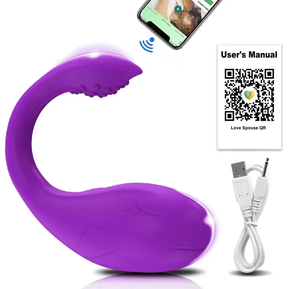 9 Speed APP Controlled Vaginal Vibrators G Spot Anal Vibrating Egg Massager Wearable Stimulator Adult Sex Toys for Women Couples