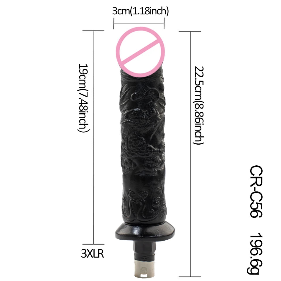 DTSUDU Entry-Level Sex Machine A2/F2/F3 Accessories 3XLR Accessories Dildos Suction Cup Sex Products For Women And Men Accessori