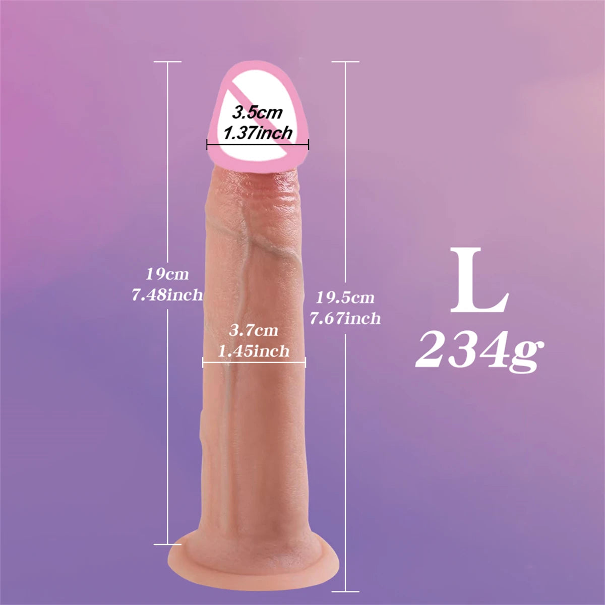 Soft Silicone Realistic Dildo with Powerful Suction Cup Female Masturbator Sexy Adult Toy Vagina G Spot Clitoral Anal Stimulator