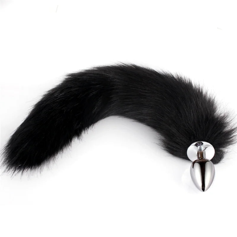 5 Sizes Metal Butt Plug Fetish Fox Tail Intimate Toys Bdsm Anal Extender Dilator Sex Shop Products Erotic Games Goods For Adults