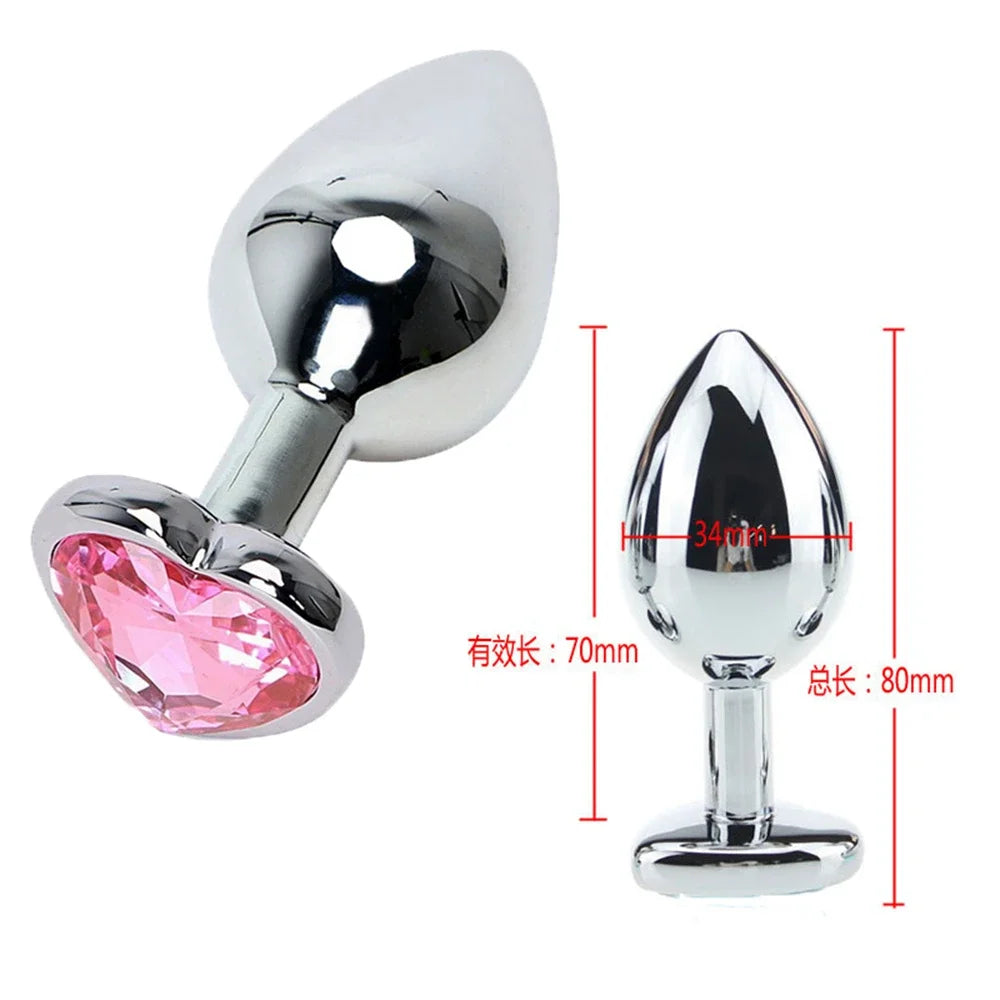 Anal Men's Sex Supplies Handsfree Silicone Butt But Xxl Women's Annal Plug Set Plug Anal Vibrator Masturbating Simple