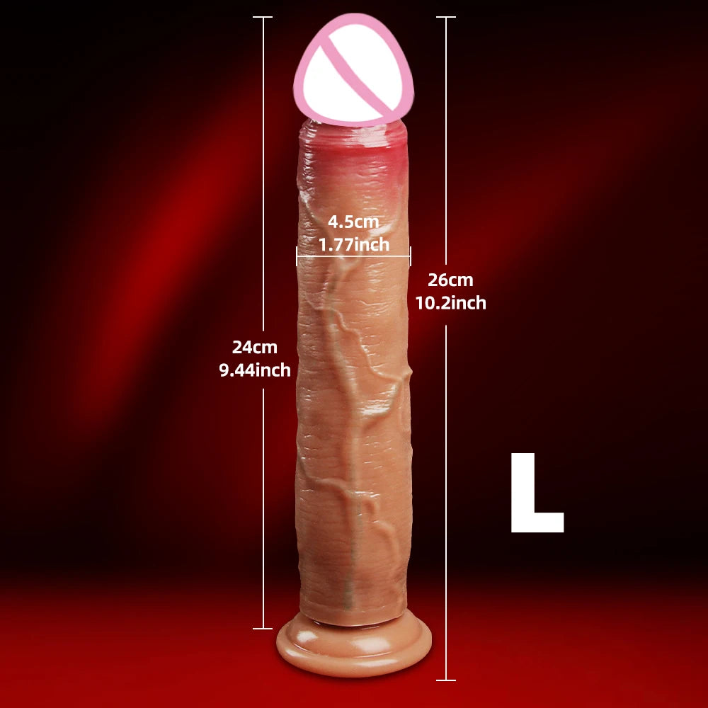 Soft Silicone Realistic Dildo with Powerful Suction Cup Female Masturbator Sexy Adult Toy Vagina G Spot Clitoral Anal Stimulator