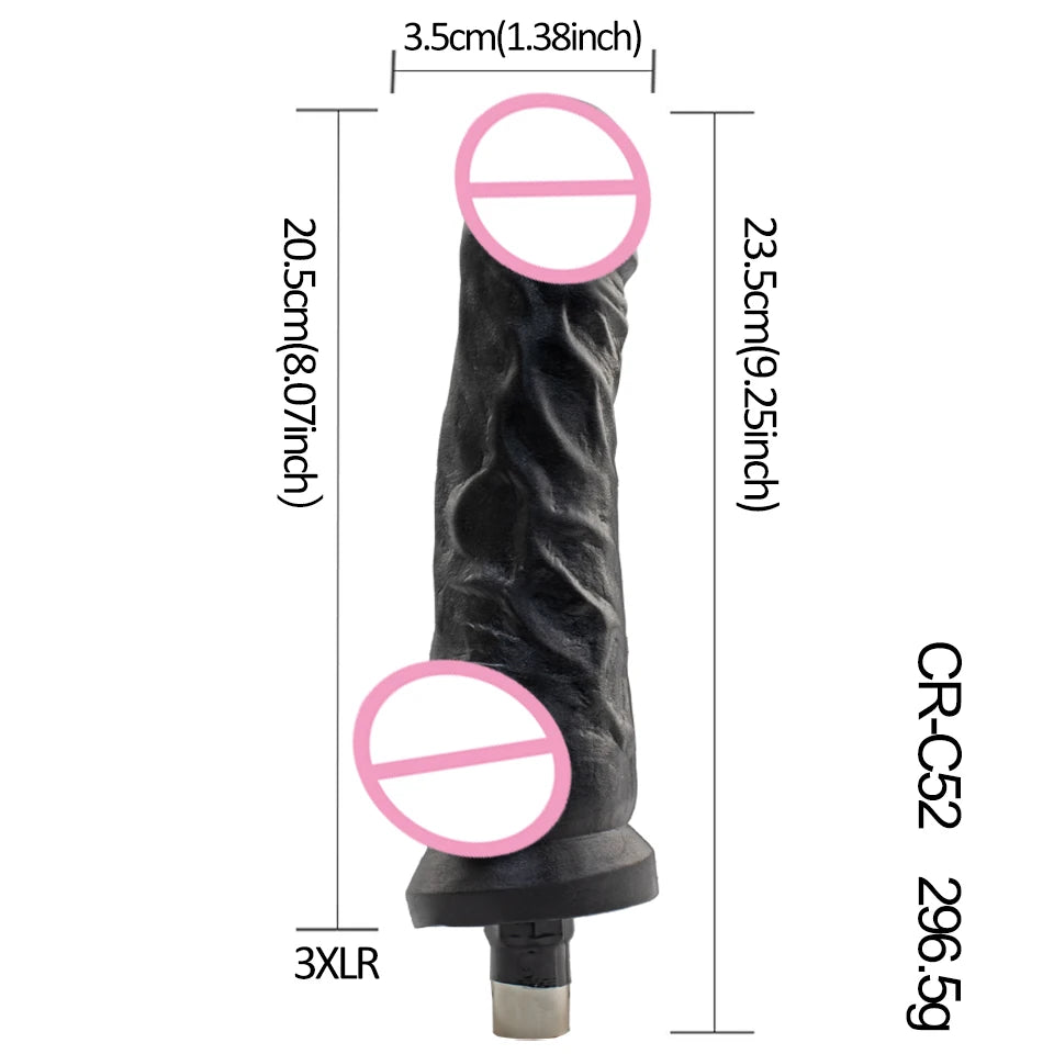 DTSUDU Entry-Level Sex Machine A2/F2/F3 Accessories 3XLR Accessories Dildos Suction Cup Sex Products For Women And Men Accessori