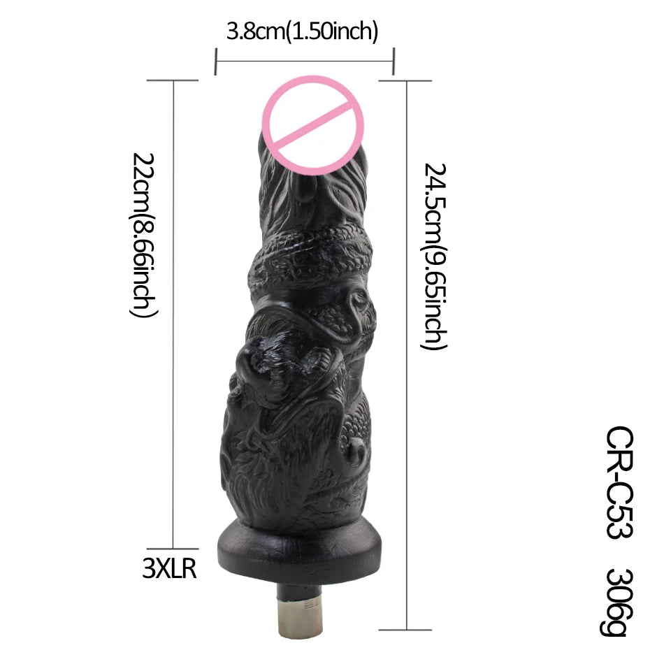 DTSUDU Entry-Level Sex Machine A2/F2/F3 Accessories 3XLR Accessories Dildos Suction Cup Sex Products For Women And Men Accessori