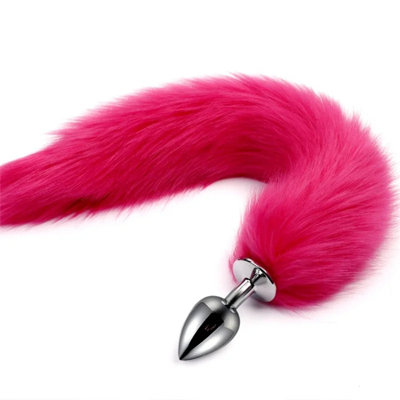 5 Sizes Metal Butt Plug Fetish Fox Tail Intimate Toys Bdsm Anal Extender Dilator Sex Shop Products Erotic Games Goods For Adults