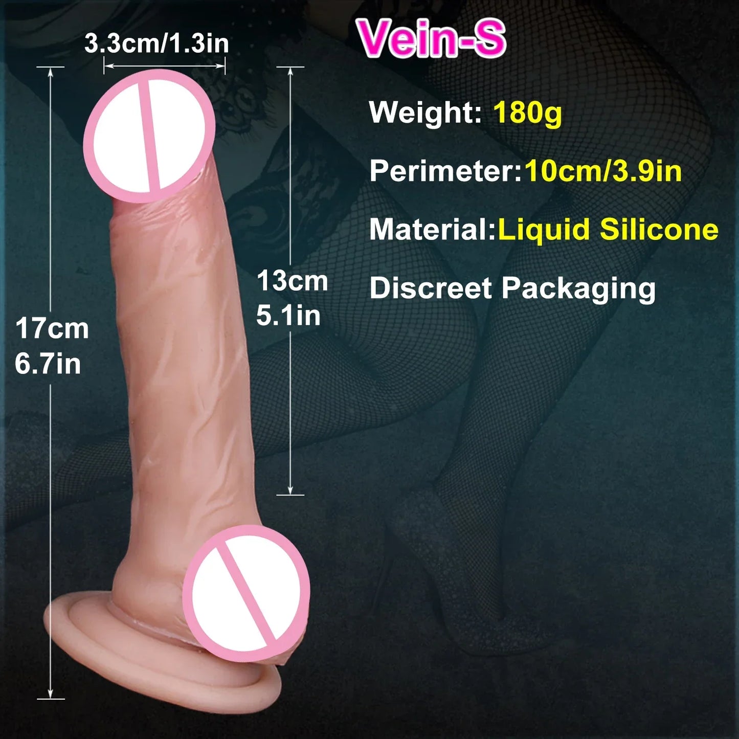 Super Real Skin Silicone Big Huge Dildo Realistic Suction Cup Cock Male Artificial Rubber Penis Dick Sex Toys for Women Vaginal