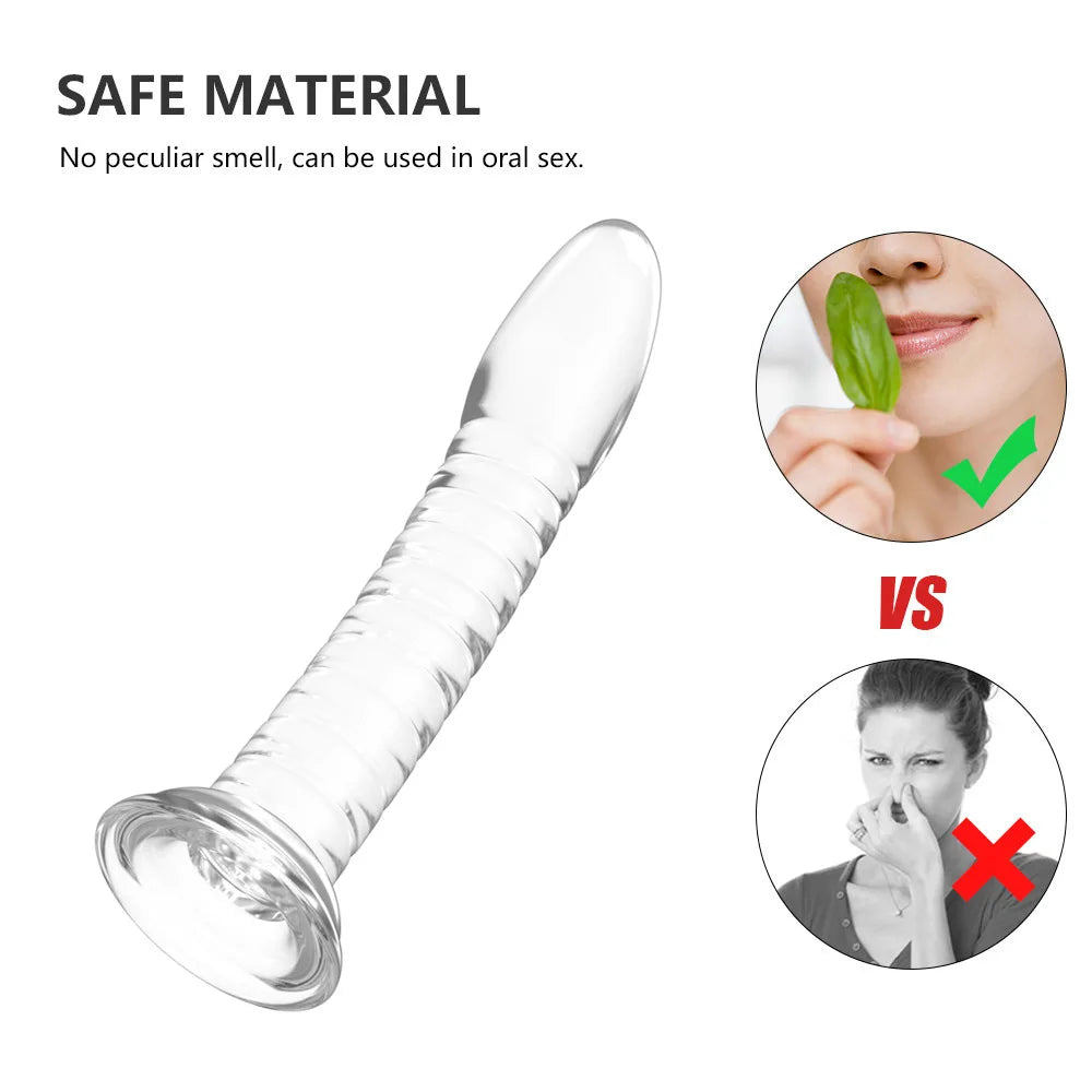 3 Sizes Jelly Dildo Realistic Penis Suction Cup Dildo Big Dick Female Masturbator Clitoral Stimulator Lesbian Sex Toys For Women