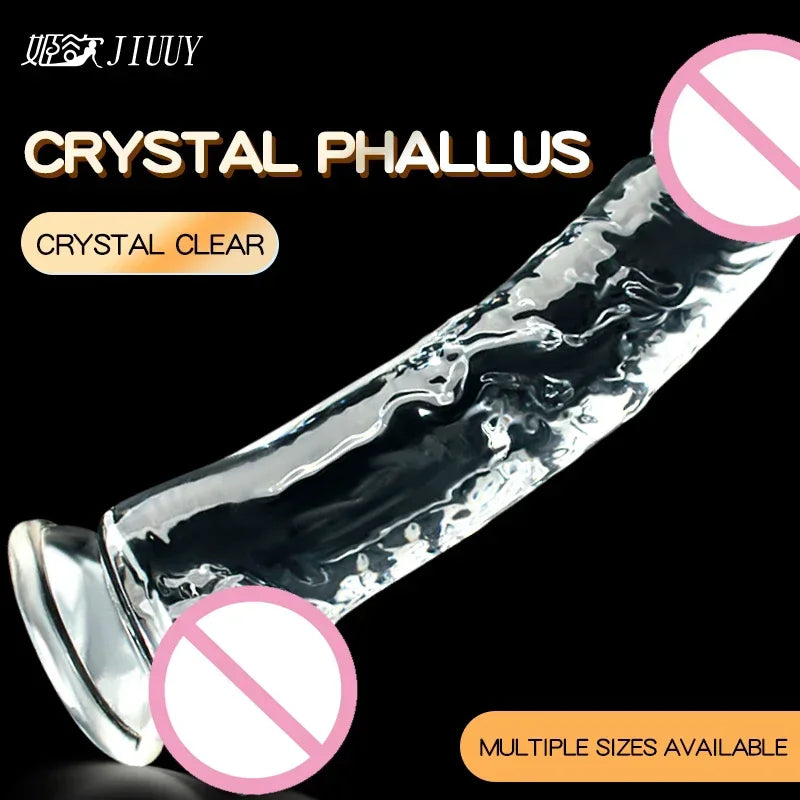 Realistic Dildo With Suction Cup Huge Jelly Fake Dick Big Penis Dildos Sex Toys for Woman Men Anal Butt Plug Adult Erotic