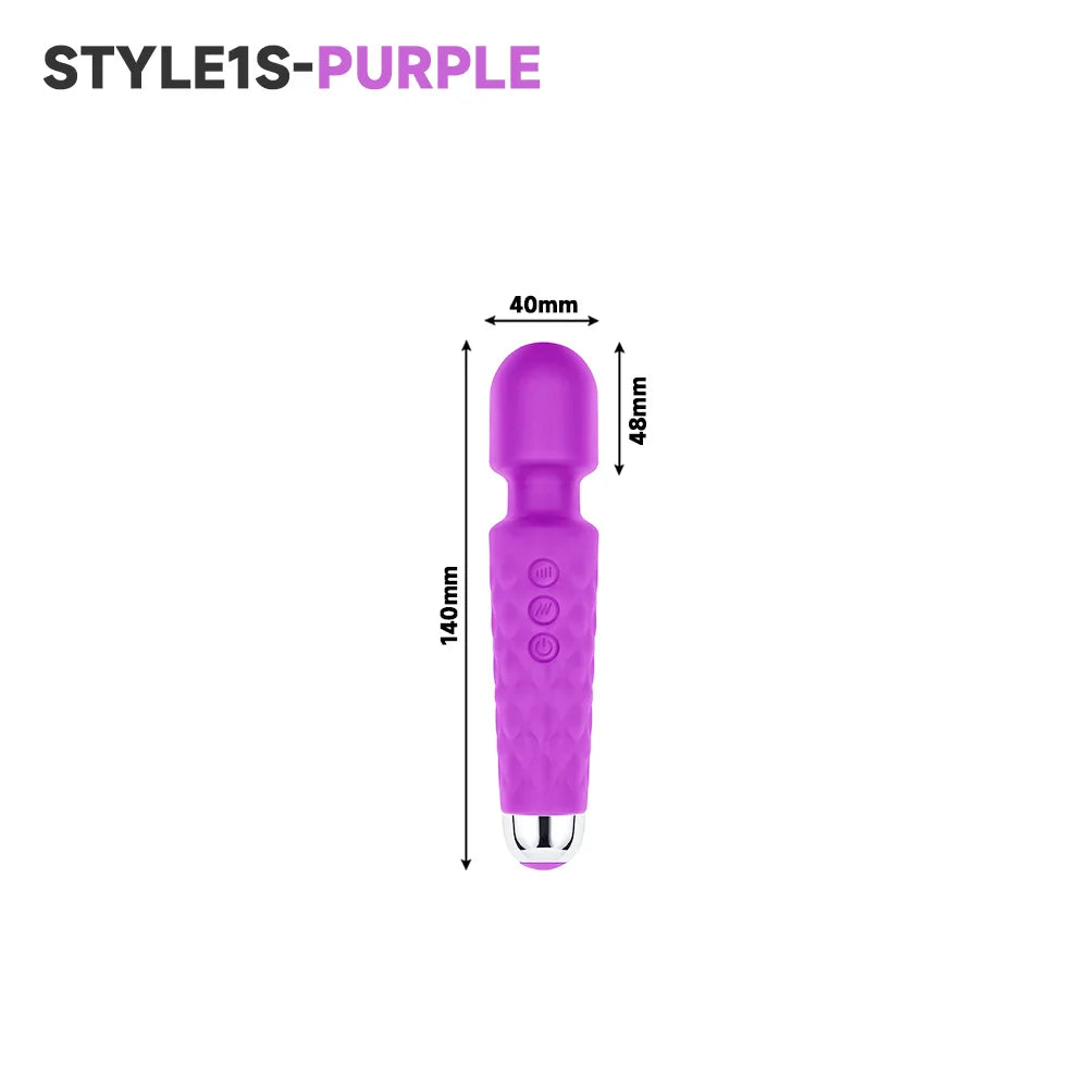 USB charge wand toys for girls vibrator for women dildo pussy vagina mastubator sex toys 18 avMassage stick adult toys supplies