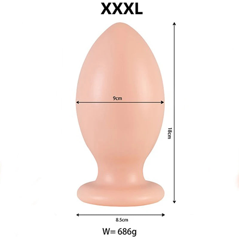 7 Size Buttplugs Anal Beads Balls Cunt Plug Dilatador Anal Plug Sex Toys Small And Big 9.5cm Huge Anal Plug Toys For Women Men