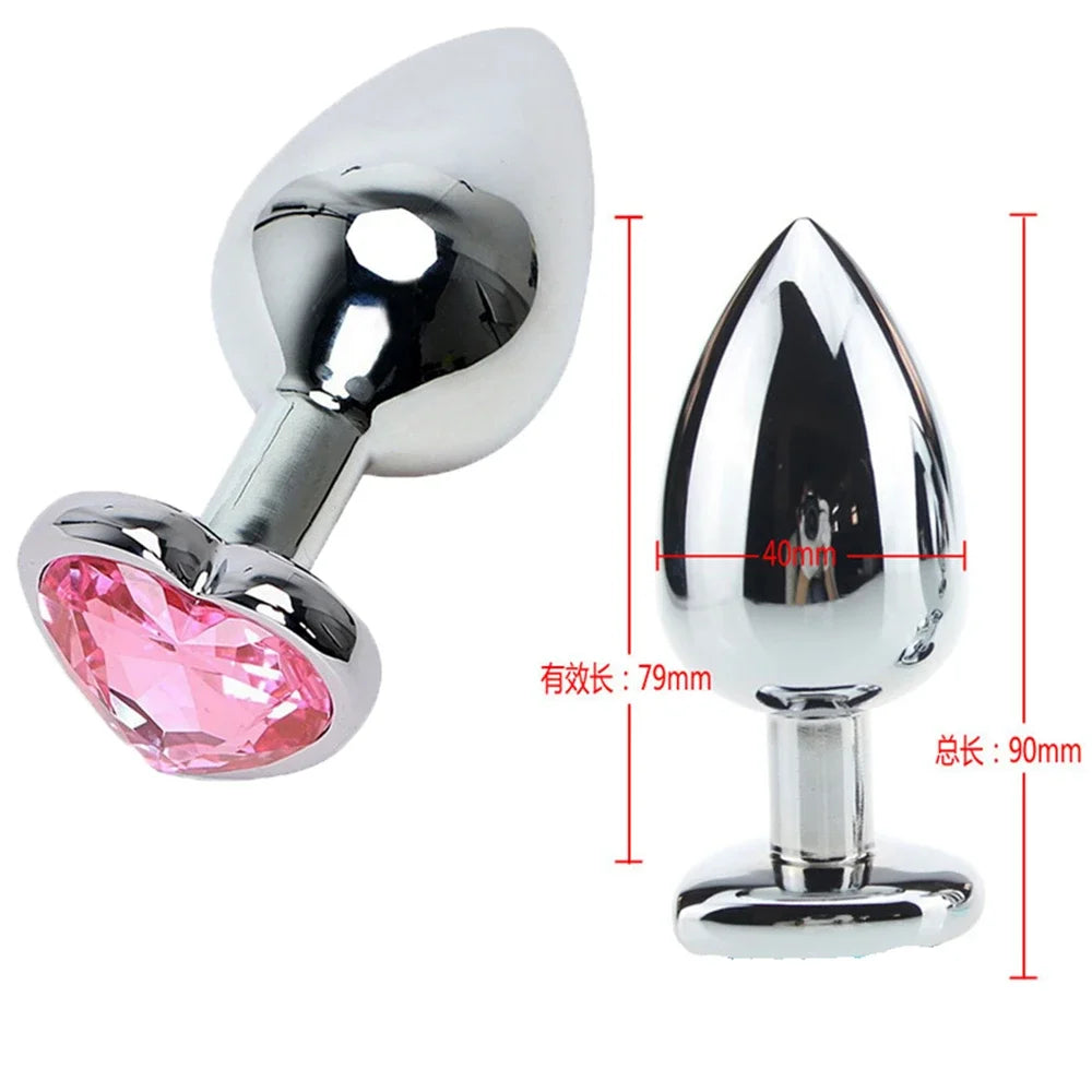 Anal Men's Sex Supplies Handsfree Silicone Butt But Xxl Women's Annal Plug Set Plug Anal Vibrator Masturbating Simple