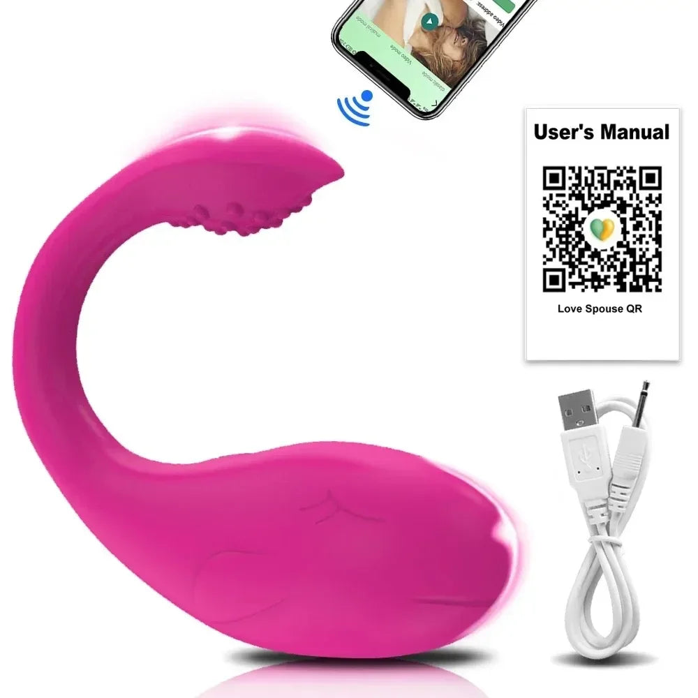 9 Speed APP Controlled Vaginal Vibrators G Spot Anal Vibrating Egg Massager Wearable Stimulator Adult Sex Toys for Women Couples