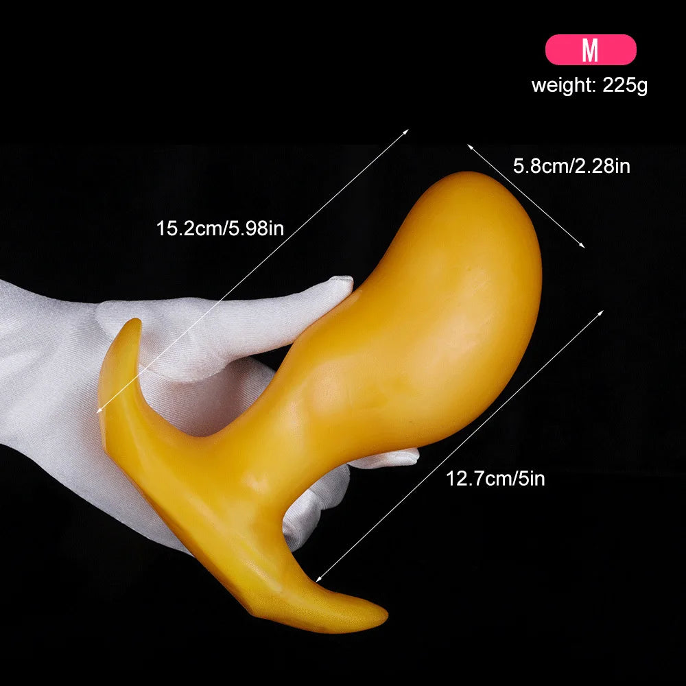 Mango Anal Plug Soft Silicone Material Anus Stimulation Expansion Trainer 18+Massage Masturbation Supplies Sex Toy For Women/Men