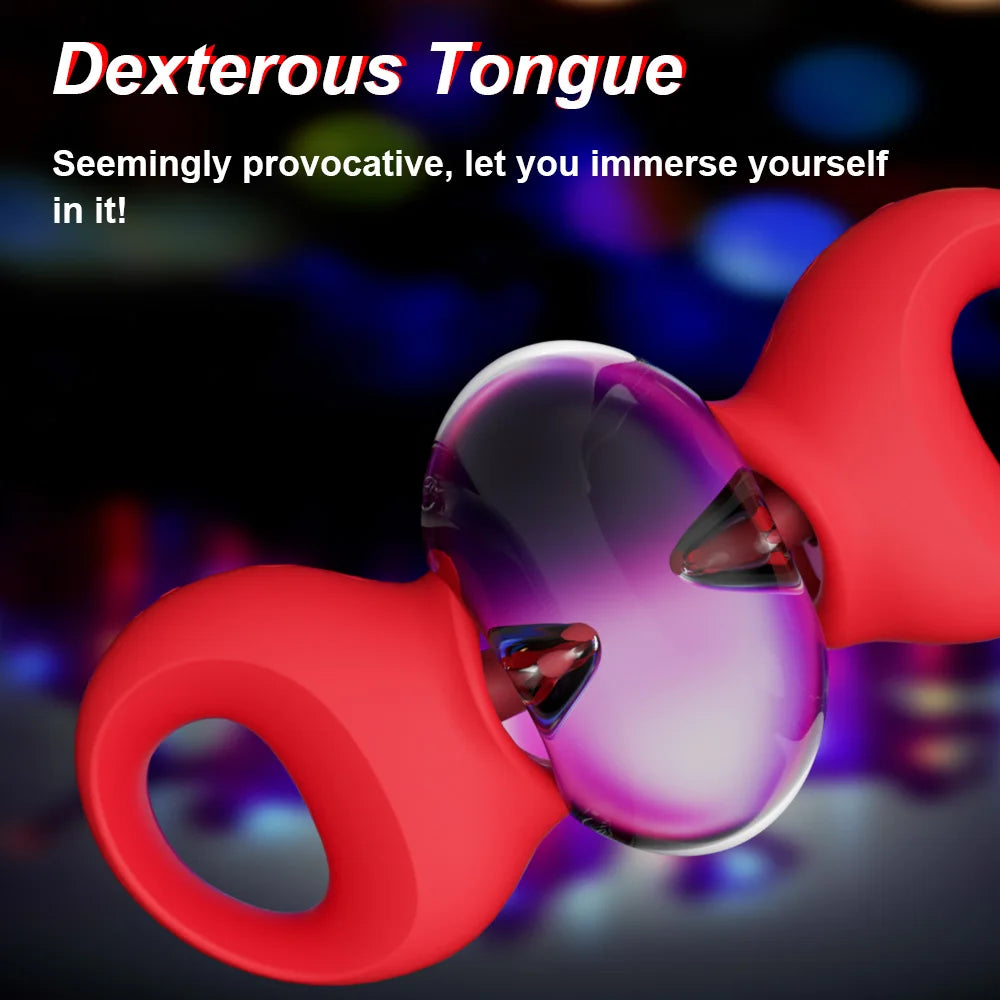 Powerful Swing Vibrator for Women Tongue Licking Oral Nipple Clitoris Stimulator Masturbator Sex Toys for Female Adults Goods