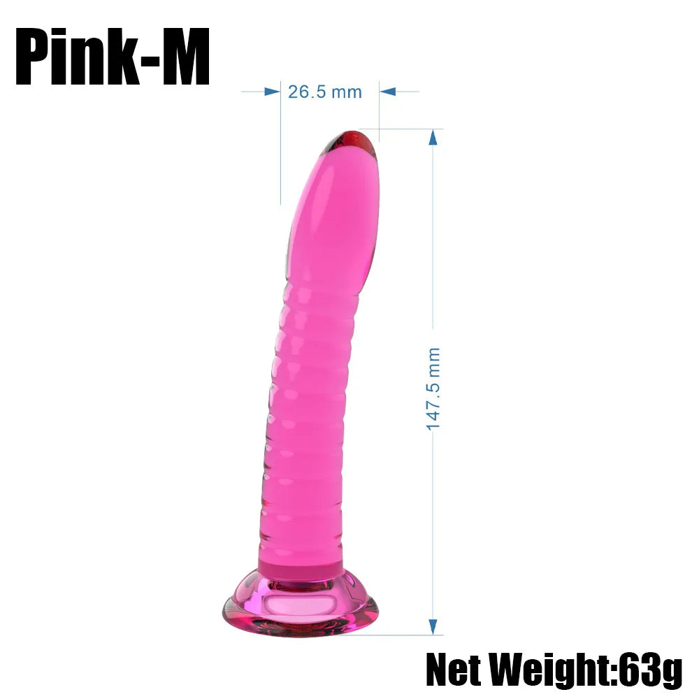 3 Sizes Jelly Dildo Realistic Penis Suction Cup Dildo Big Dick Female Masturbator Clitoral Stimulator Lesbian Sex Toys For Women