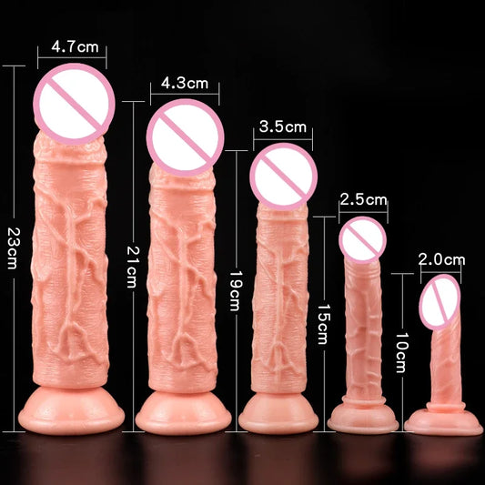 Realistic Dildo Skin Feeling Sex Toys for Women Big Penis with Suction Cup Female Masturbator Anal Sex Product