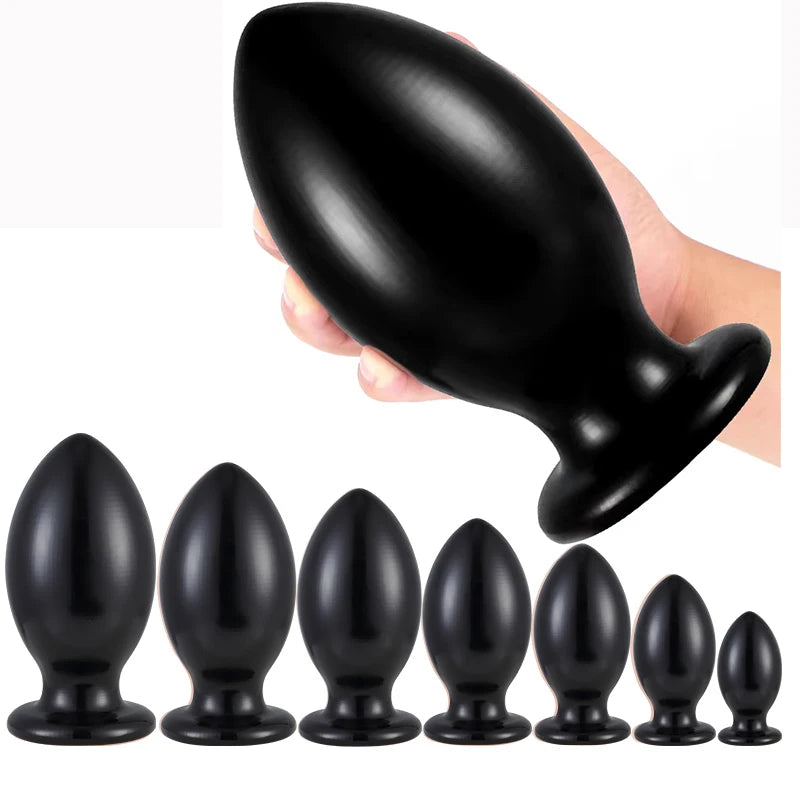 7 Size Buttplugs Anal Beads Balls Cunt Plug Dilatador Anal Plug Sex Toys Small And Big 9.5cm Huge Anal Plug Toys For Women Men