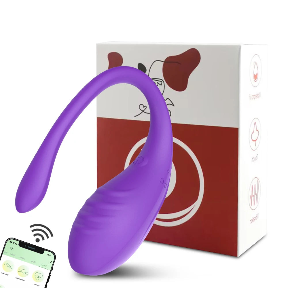 9 Speed APP Controlled Vaginal Vibrators G Spot Anal Vibrating Egg Massager Wearable Stimulator Adult Sex Toys for Women Couples