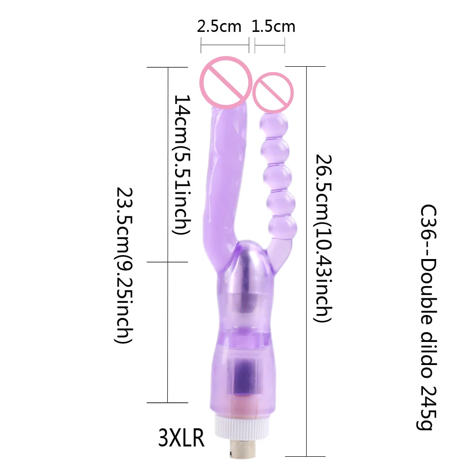 DTSUDU Entry-Level Sex Machine A2/F2/F3 Accessories 3XLR Accessories Dildos Suction Cup Sex Products For Women And Men Accessori