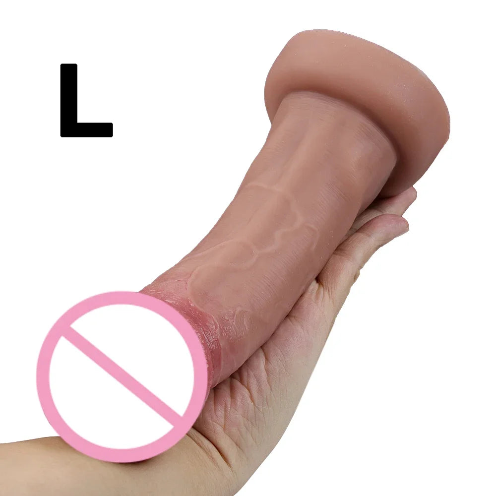 Skin Feeling Realistic Dildo Huge Penis Sex Toys for Women Big Glans with Suction Cup Female Masturbator Anal Adults Product 18