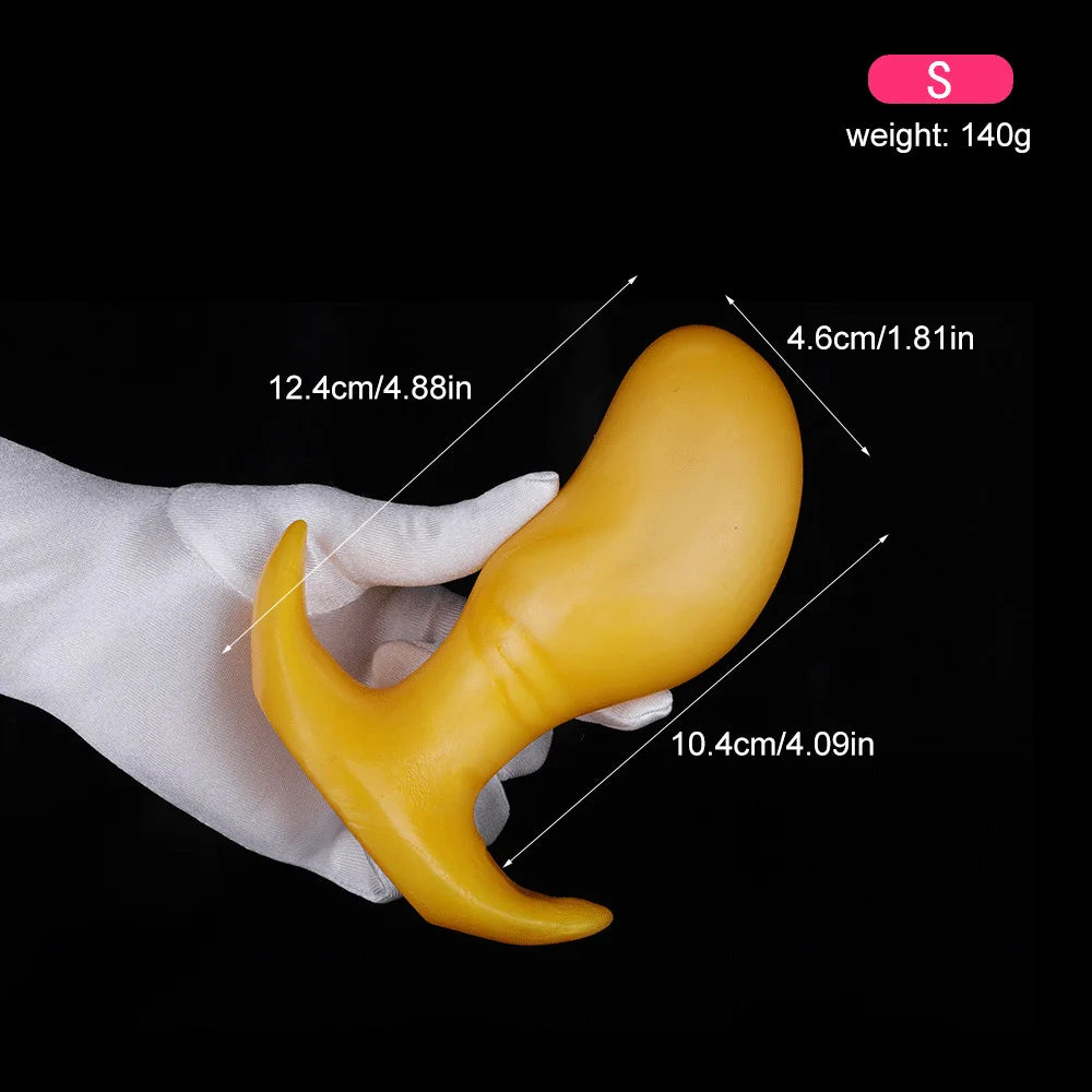 Mango Anal Plug Soft Silicone Material Anus Stimulation Expansion Trainer 18+Massage Masturbation Supplies Sex Toy For Women/Men