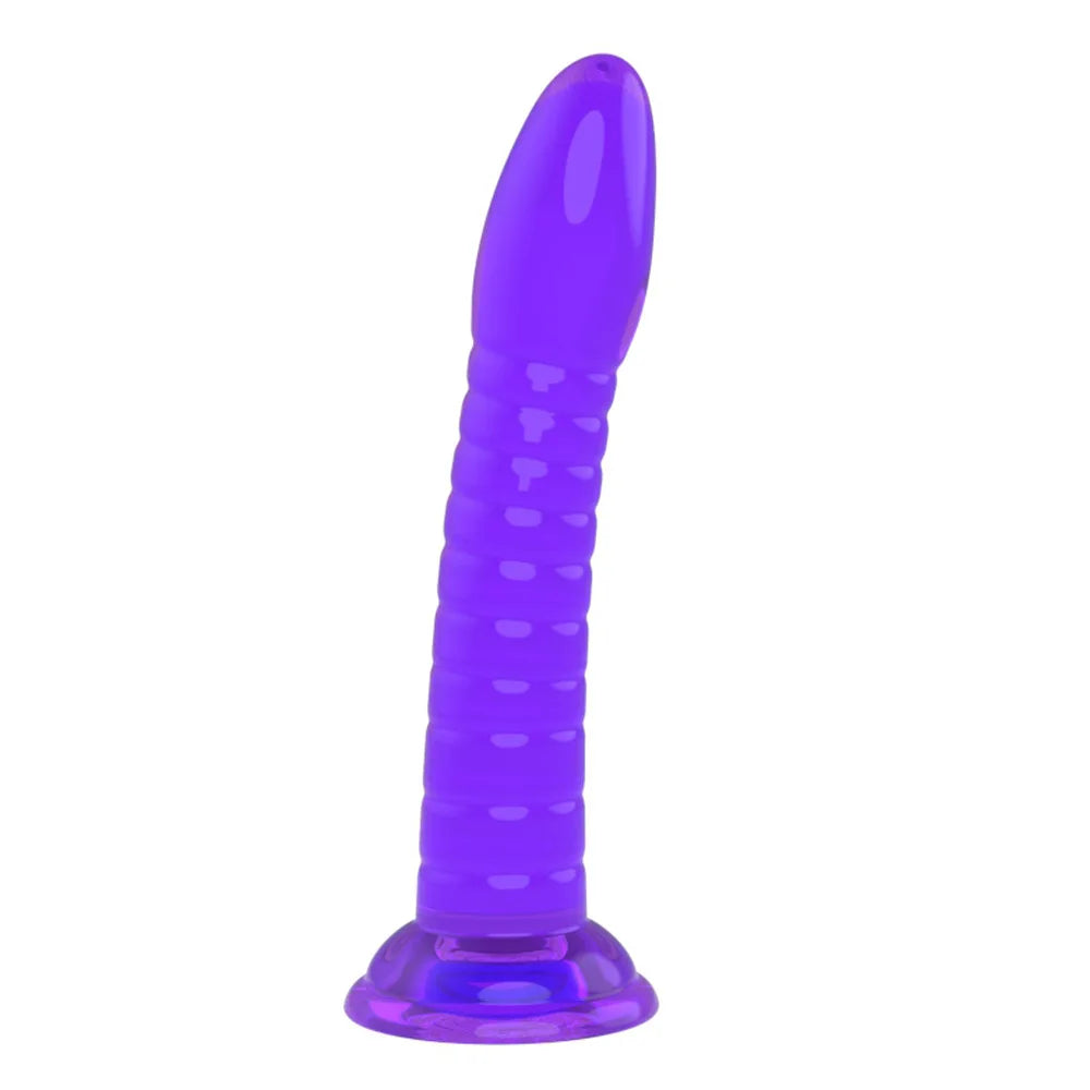 3 Sizes Jelly Dildo Realistic Penis Suction Cup Dildo Big Dick Female Masturbator Clitoral Stimulator Lesbian Sex Toys For Women