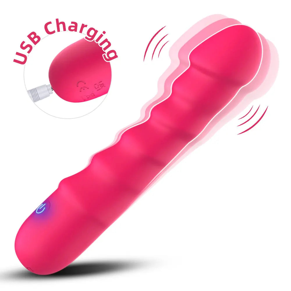 20 Modes Vibrator Soft Silicone Dildo Realistic Penis Strong Motor G-spot Clitoral Stimulator Female Masturbator Adult Sex Toys